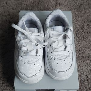 Nike air force 1 low white toddler size 7c